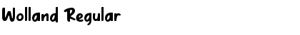 Wolland Font