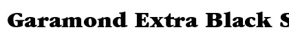 Garamond Extra Black SSi Extra Black preview