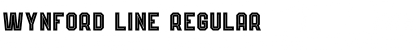 Wynford Line Font