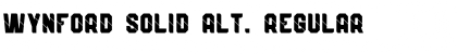 Wynford Solid Alt. Font