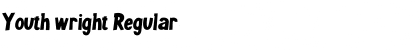 Download Youth wright Font
