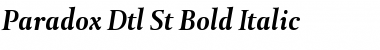 Download Paradox Dtl St Bold Italic Font