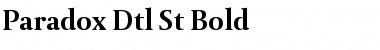 Download Paradox Dtl St Bold Font Download Paradox Dtl St Bold Font