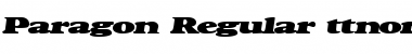 Paragon Regular Font