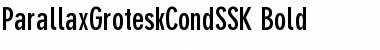 ParallaxGroteskCondSSK Font