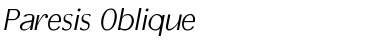 Paresis Font