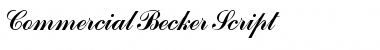 Commercial Becker Script Font