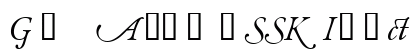 GaramondAlternateSSK Italic Preview