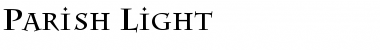 Parish Light Font