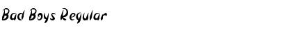Bad Boys Regular Font