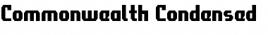 Commonwealth Condensed Condensed Font