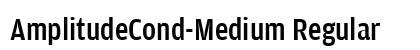AmplitudeCond-Medium Regular preview