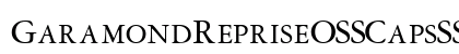 GaramondRepriseOSSCapsSSK Regular Preview