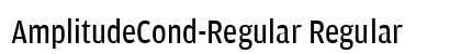 AmplitudeCond-Regular Regular preview