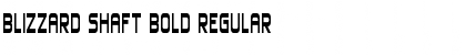 Blizzard Shaft Bold Font