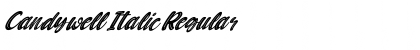 Candywell Italic Regular Font