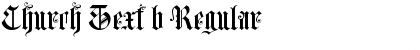 Church Text b Font