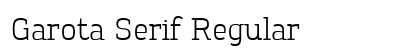 Garota Serif Regular preview