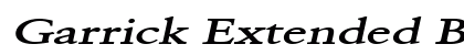 Garrick Extended BoldItalic Preview