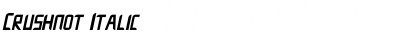 Crushnot Font