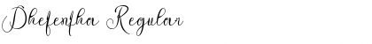 Dhefentha Font