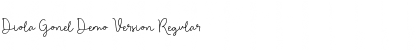 Diola Gonel Demo Version Font