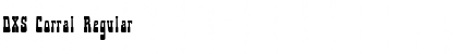 DXS Corral Font
