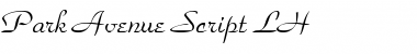 Download Park Avenue Script LH Font Download Park Avenue Script LH Font