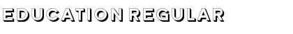 Education Regular Font