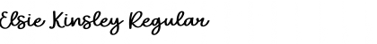Download Elsie Kinsley Font Download Elsie Kinsley Font