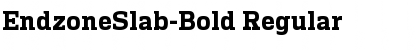 EndzoneSlab-Bold Font