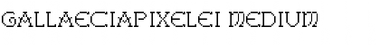 GallaeciaPixelei Medium Font