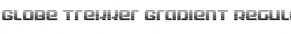 Globe Trekker Gradient Font