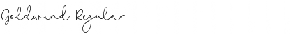 Goldwind Font