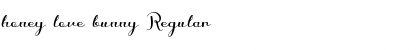 Download honey love bunny Font Download honey love bunny Font