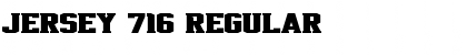 Download Jersey 716 Font Download Jersey 716 Font
