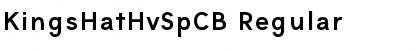 KingsHatHvSpCB Font