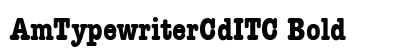 AmTypewriterCdITC Bold preview