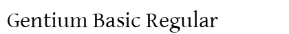 Gentium Basic Regular preview