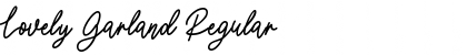 Lovely Garland Font