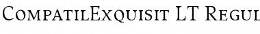 Download CompatilExquisit LT Font