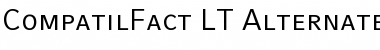 CompatilFact LT Regular Font