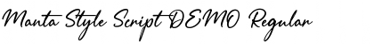 Download Manta Style Script DEMO Font Download Manta Style Script DEMO Font