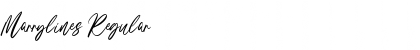 Download Marrylines Font Download Marrylines Font