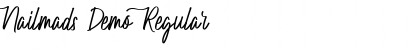 Download Nailmads Demo Font Download Nailmads Demo Font