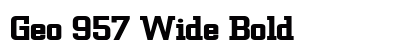 Geo 957 Wide Bold preview
