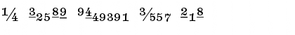 Numbers Indicia Regular Font