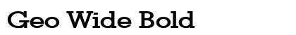 Geo Wide Bold preview