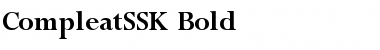 CompleatSSK Bold Font