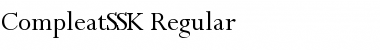 CompleatSSK Regular Font